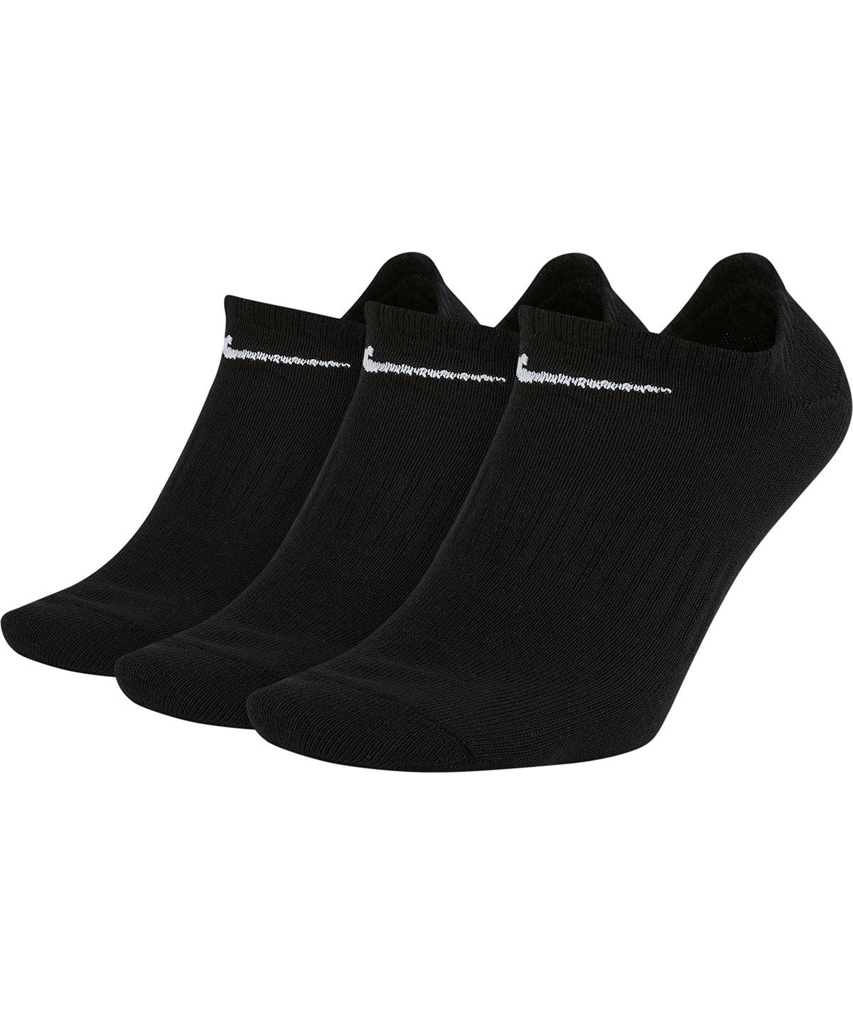 Black - Nike everyday lightweight no-show sock (3 pairs)