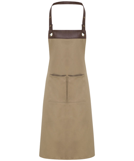 Espresso bib apron
