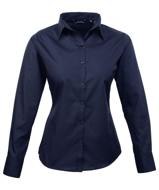 Charger l&amp;#39;image dans la galerie, Women&amp;#39;s poplin long sleeve blouse

