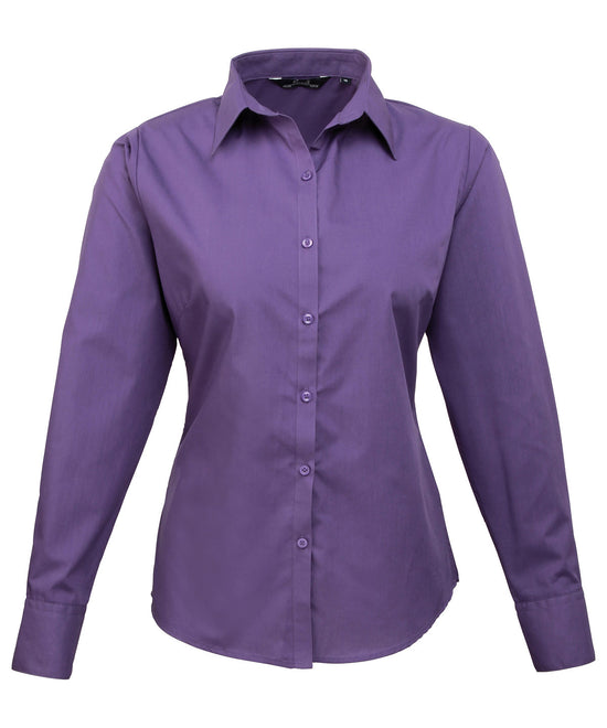 Charger l&amp;#39;image dans la galerie, Women&amp;#39;s poplin long sleeve blouse
