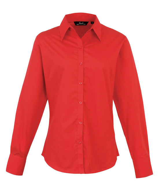 Laden Sie das Bild in den Galerie-Viewer, Women&amp;#39;s poplin long sleeve blouse
