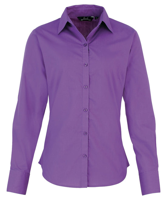 Charger l&amp;#39;image dans la galerie, Women&amp;#39;s poplin long sleeve blouse
