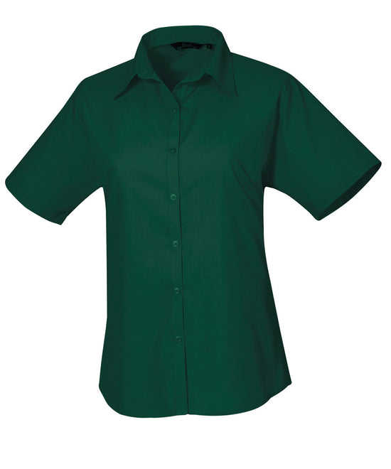 Laden Sie das Bild in den Galerie-Viewer, Women&amp;#39;s short sleeve poplin blouse
