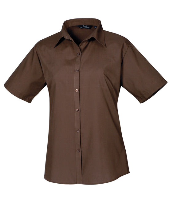 Charger l&amp;#39;image dans la galerie, Women&amp;#39;s short sleeve poplin blouse
