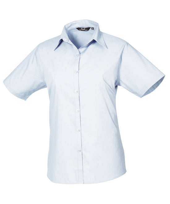 Charger l&amp;#39;image dans la galerie, Women&amp;#39;s short sleeve poplin blouse
