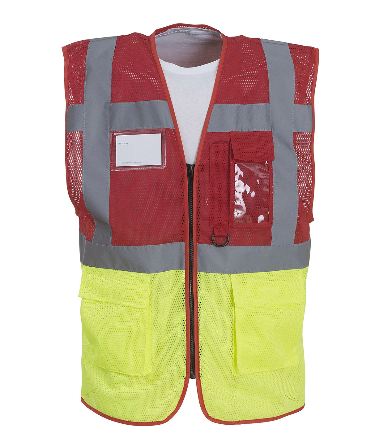 Hi-vis top cool open-mesh executive waistcoat (HVW820)