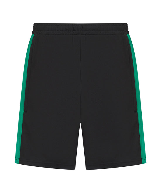 Knitted shorts with zip pockets