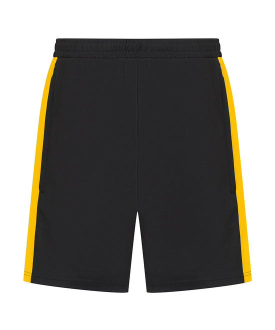 Knitted shorts with zip pockets