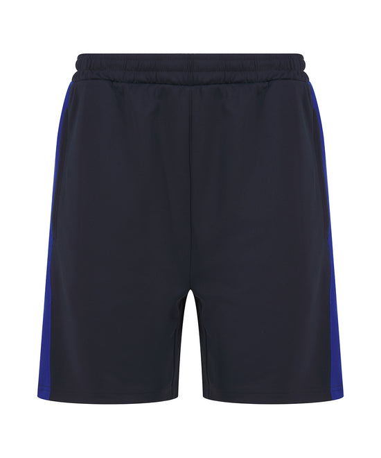 Knitted shorts with zip pockets