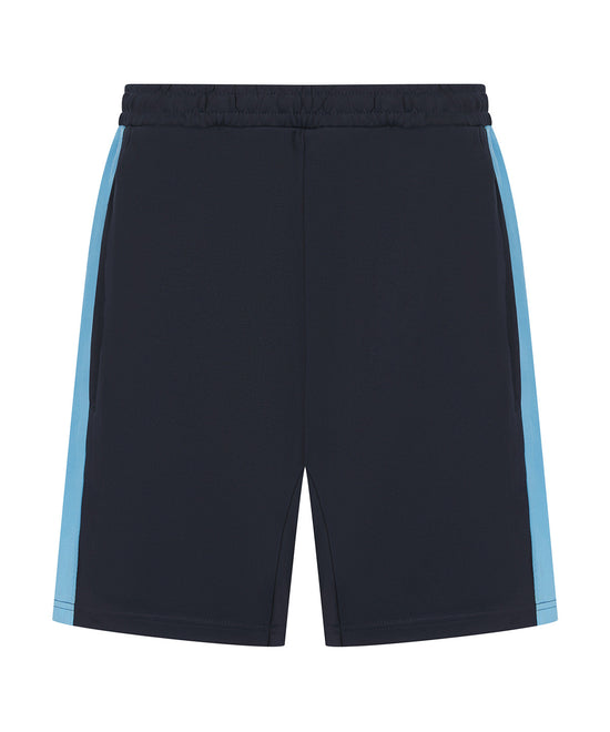 Knitted shorts with zip pockets