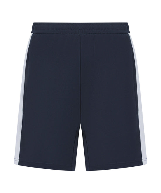 Knitted shorts with zip pockets