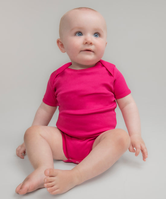 Load image into Gallery viewer, Short-sleeved bodysuit with envelope neck opening
