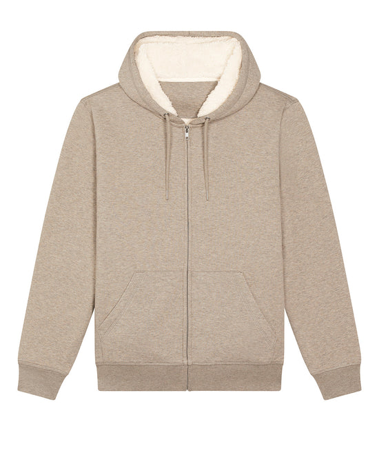 Unisex Hygger sherpa zip-through sweatshirt (STSU956)