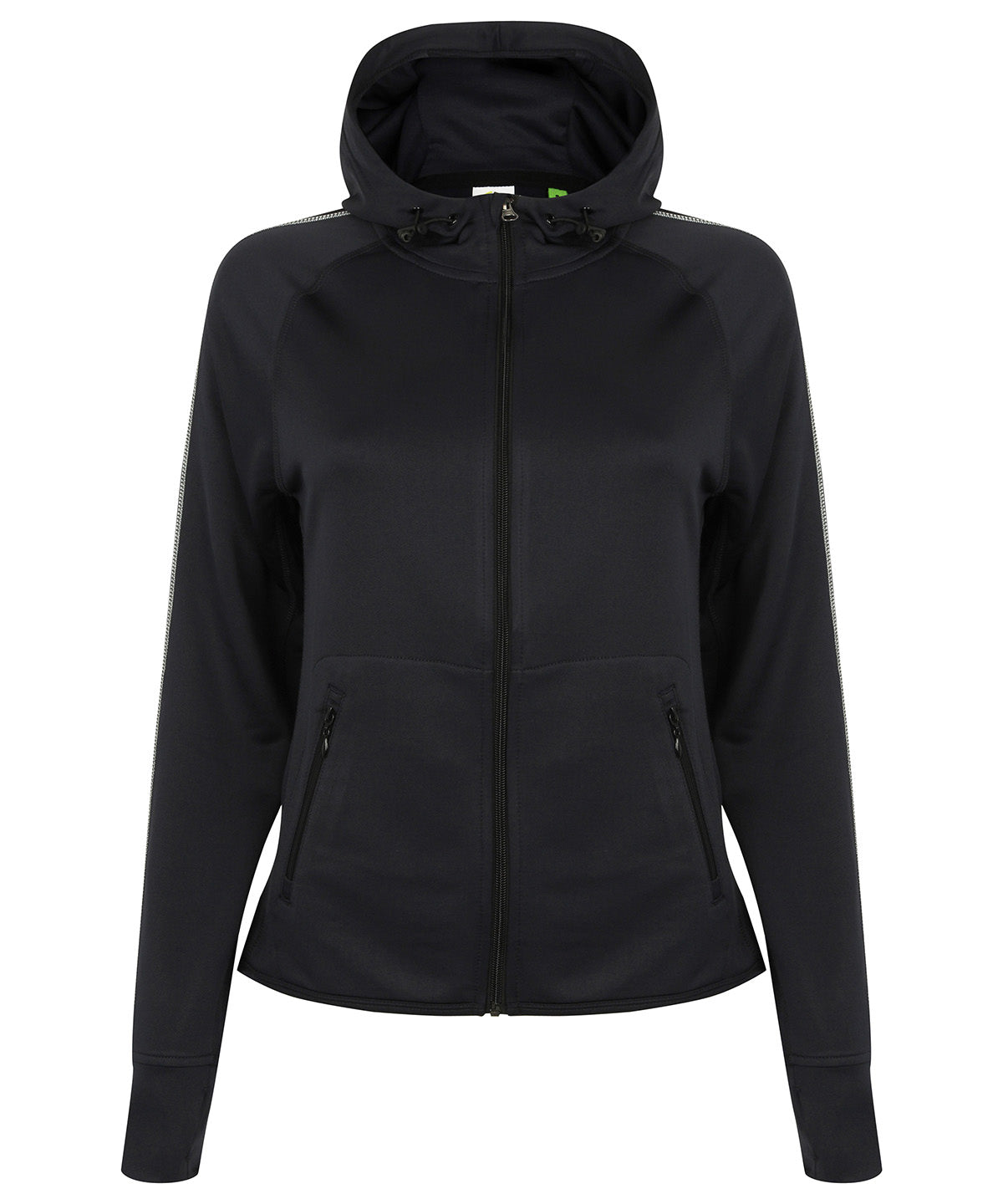 Women's hoodie with reflective tape