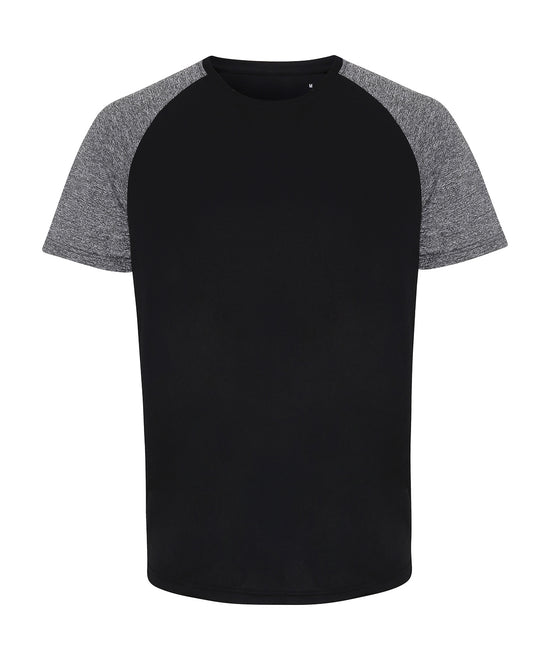 Load image into Gallery viewer, TriDri® contrast sleeve performance t-shirt
