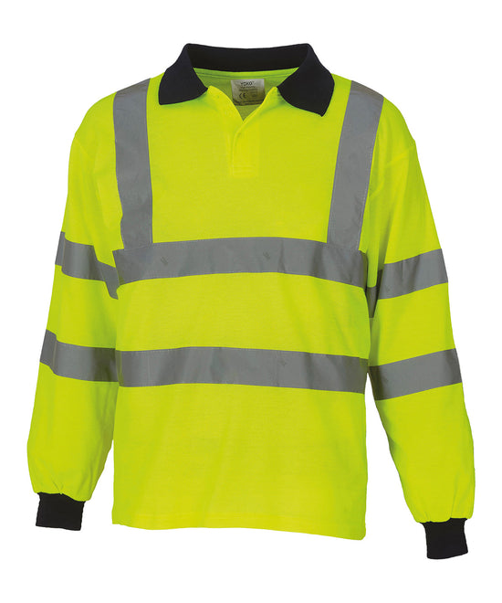 Load image into Gallery viewer, Hi-vis long sleeve polo (HVJ310)
