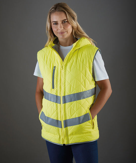 Laden Sie das Bild in den Galerie-Viewer, Hi-vis Kensington hooded gilet (HV007)
