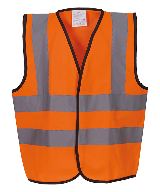 Kids hi-vis 2 b&b waistcoat (HVW100CH)