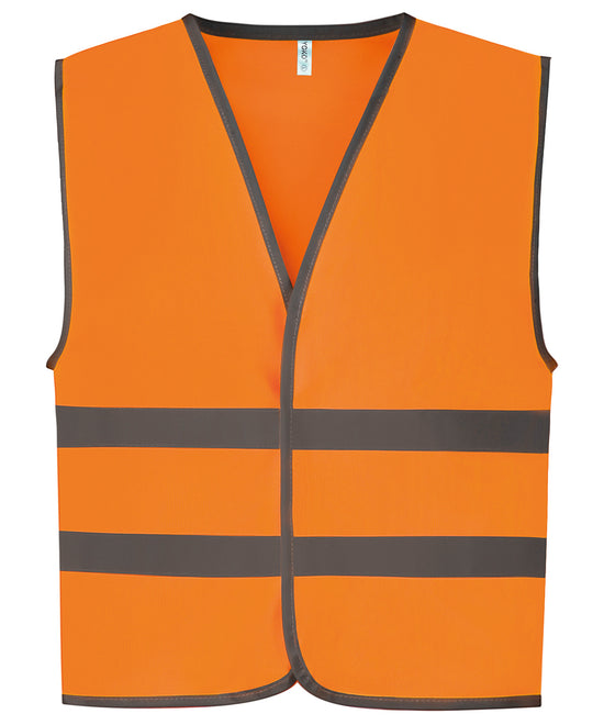 Hi-vis reflective border kids waistcoat (HVW102CH)