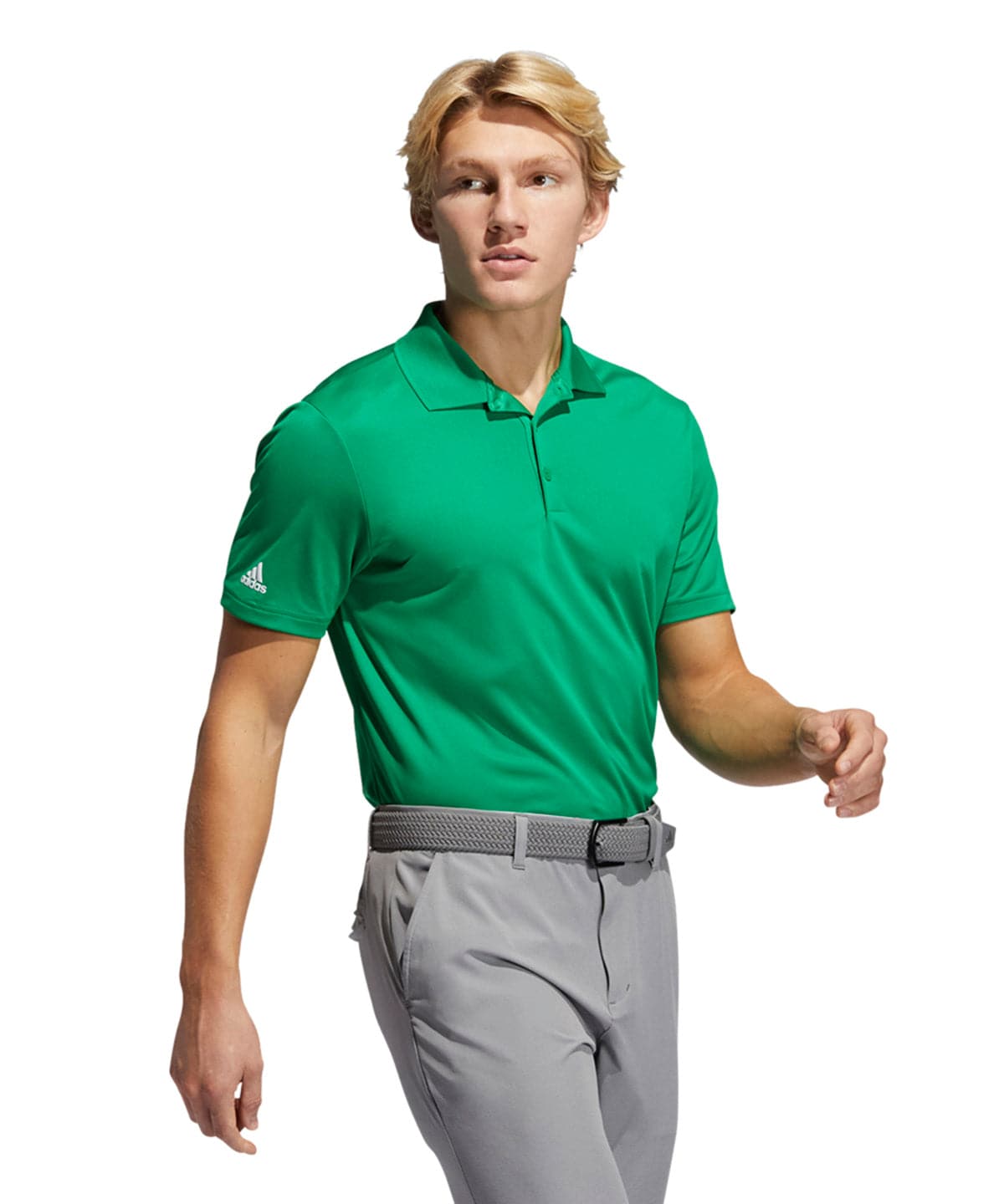 Load image into Gallery viewer, Green - adidas® Performance polo
