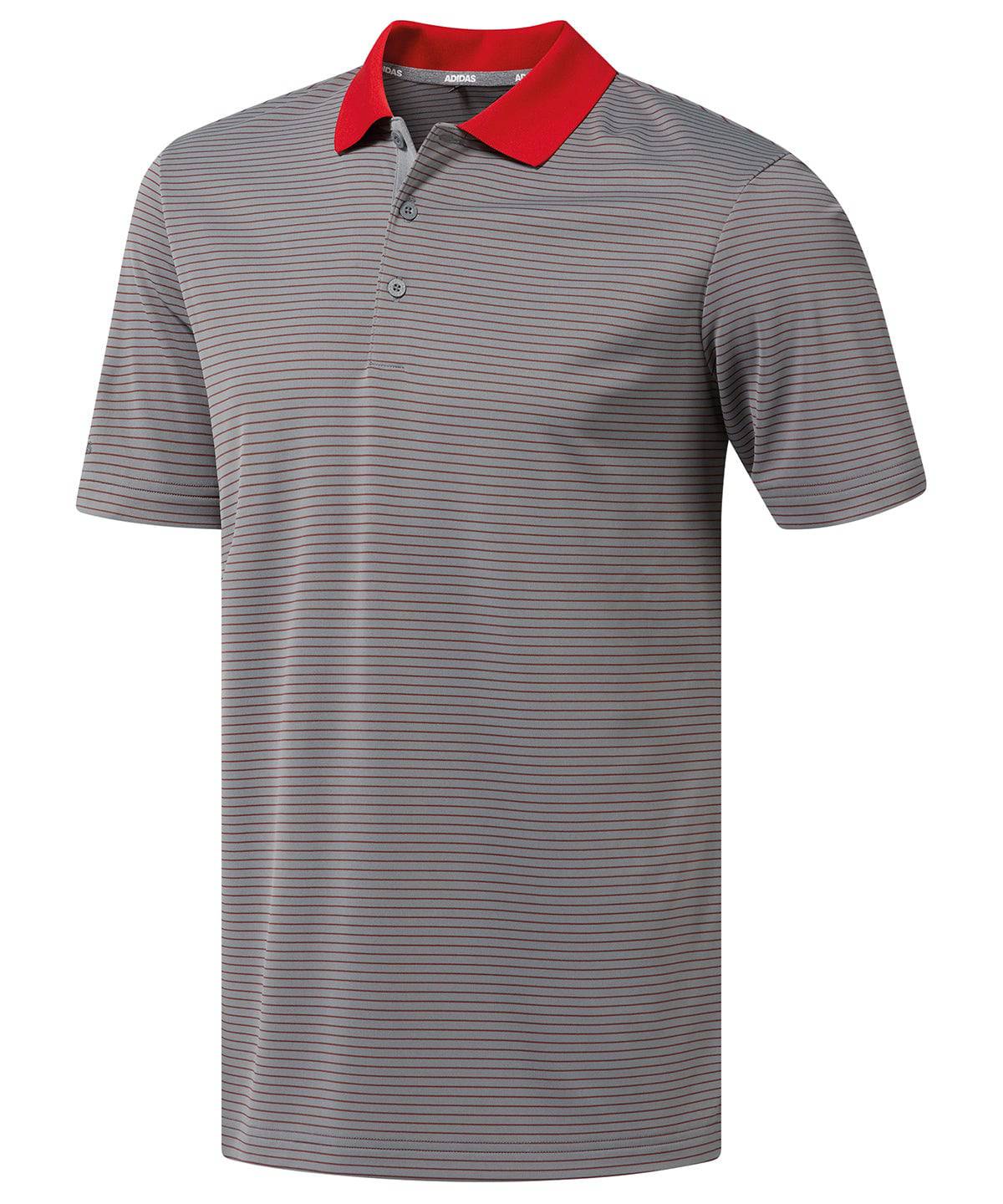 White/Navy - 2-colour stripe polo