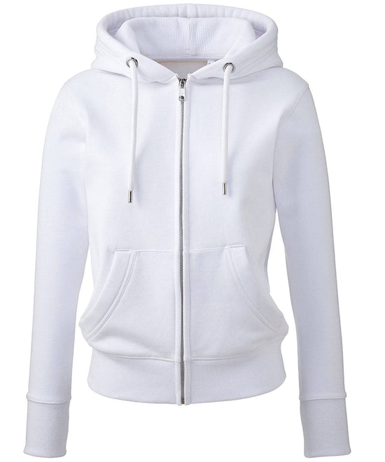 Load image into Gallery viewer, White - Women&amp;#39;s Anthem full-zip hoodie
