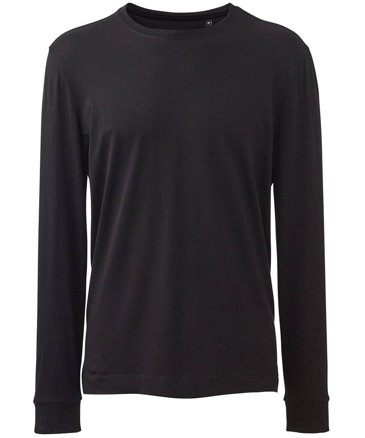 Black* - Men's long sleeve Anthem t-shirt