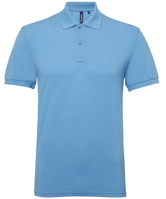 Cornflower - Men’s polycotton blend polo