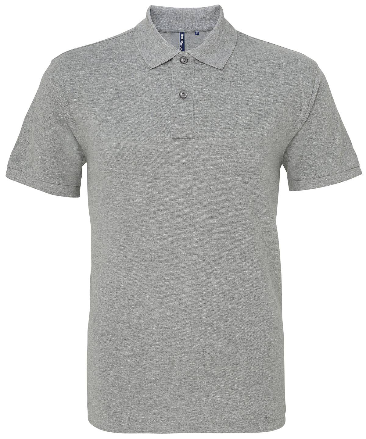 Heather Grey* - Men's polo