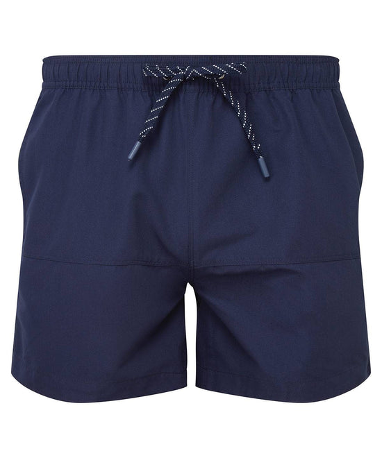 Navy - Block colour swim shorts