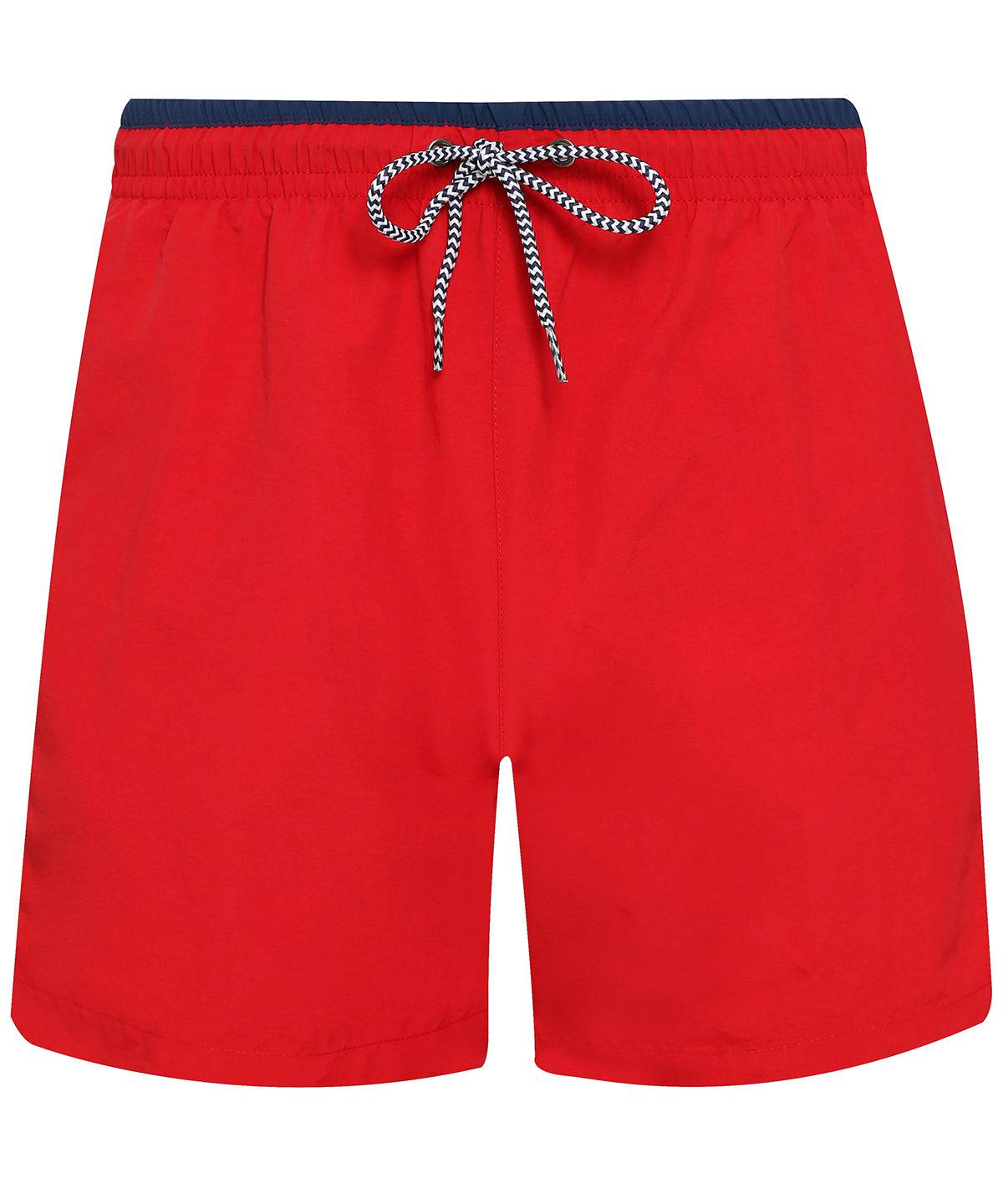 Load image into Gallery viewer, Red/Navy - Swim shorts
