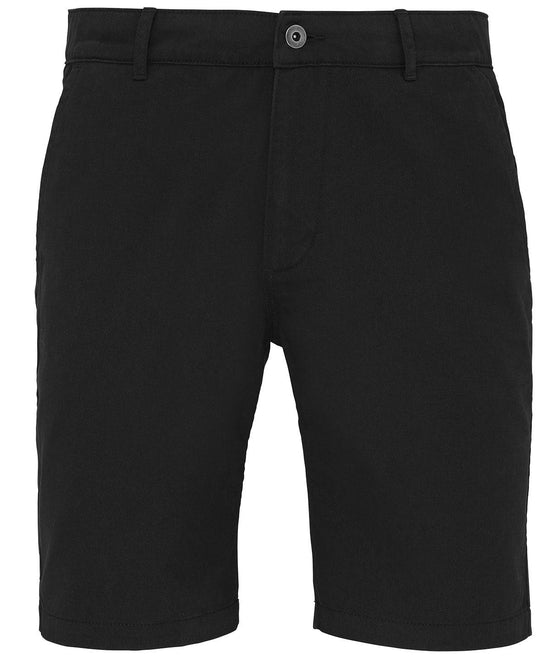 Black - Men's chino shorts