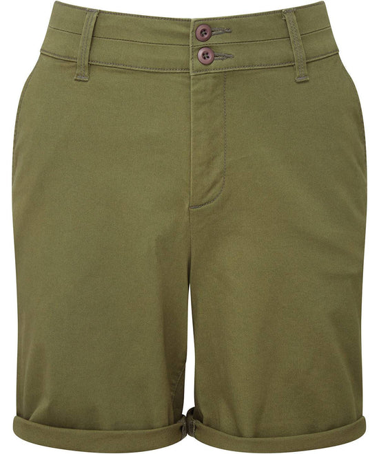 Olive - Women’s lightweight chino shorts