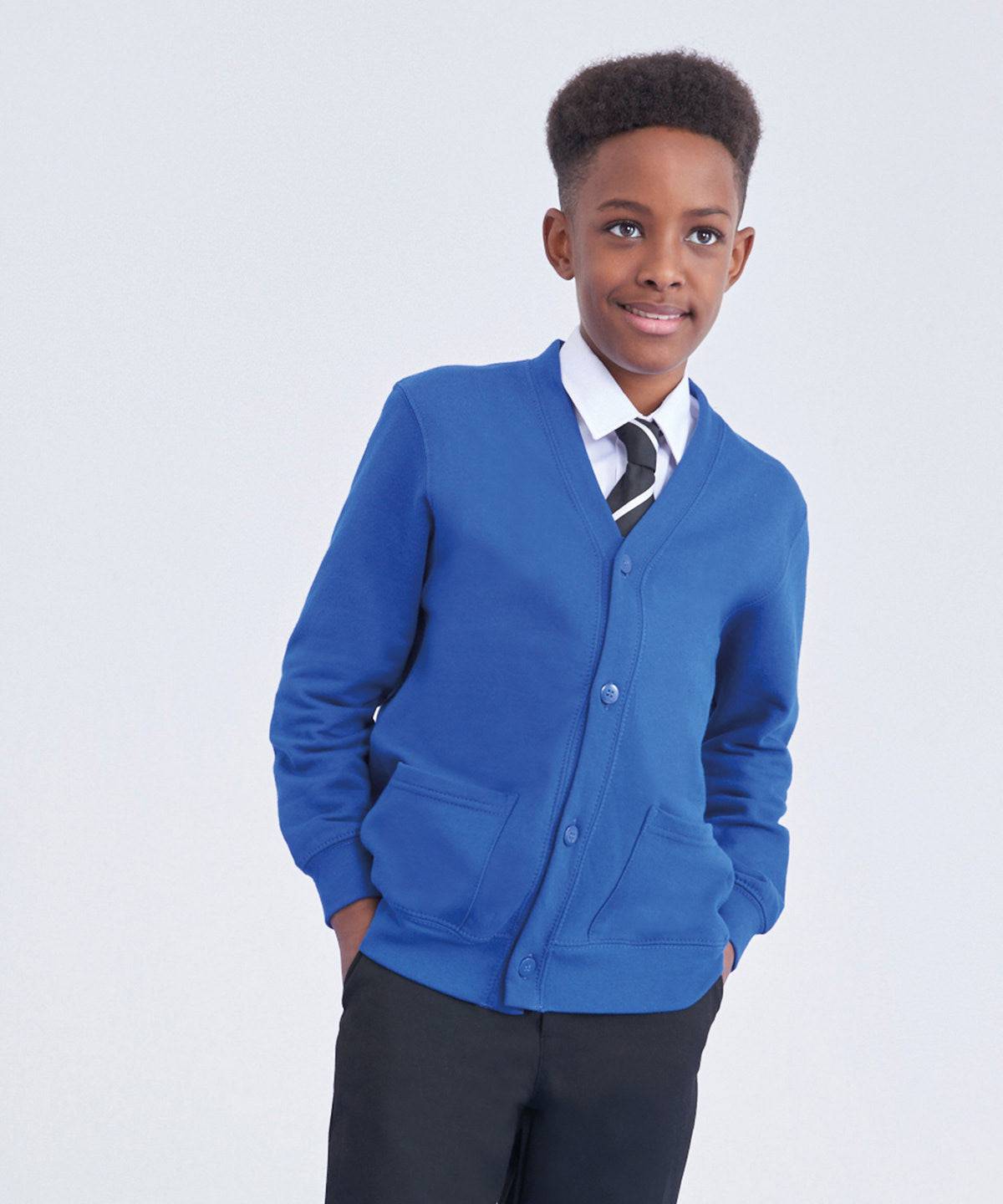 Academy Royal Blue - Kids Academy cardigan