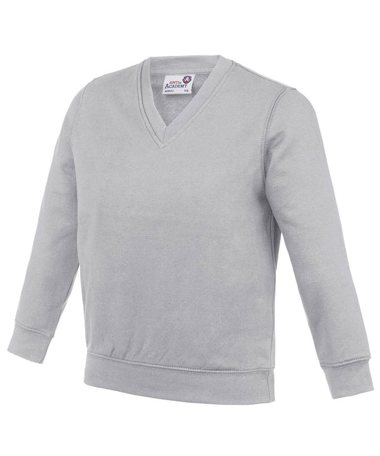 Load image into Gallery viewer, Academy Grey - Kids Academy v-neck sweatshirt

