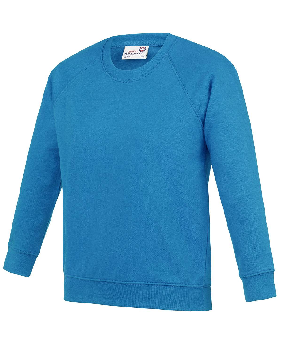 Academy Sapphire Blue - Kids Academy raglan sweatshirt