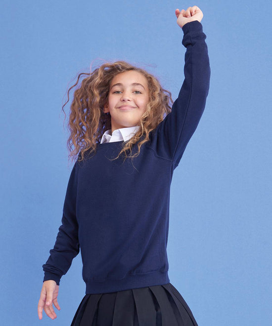 Load image into Gallery viewer, Academy Sapphire Blue - Kids Academy raglan sweatshirt

