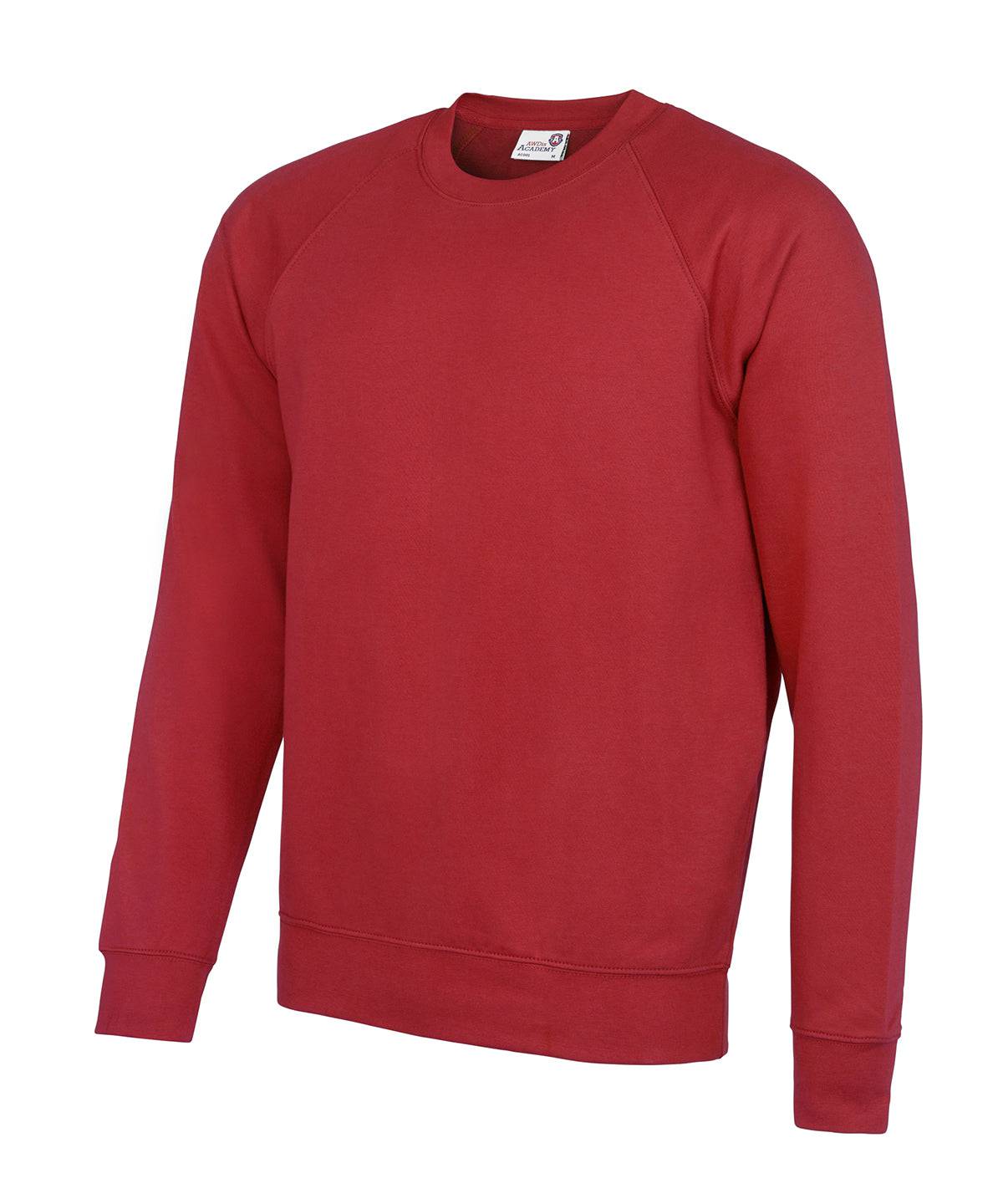 Academy Red - Senior Academy raglan sweatshirt