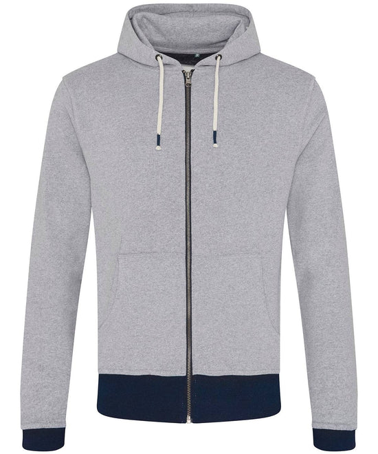 Heather Grey/Navy - Okavango regen zoodie