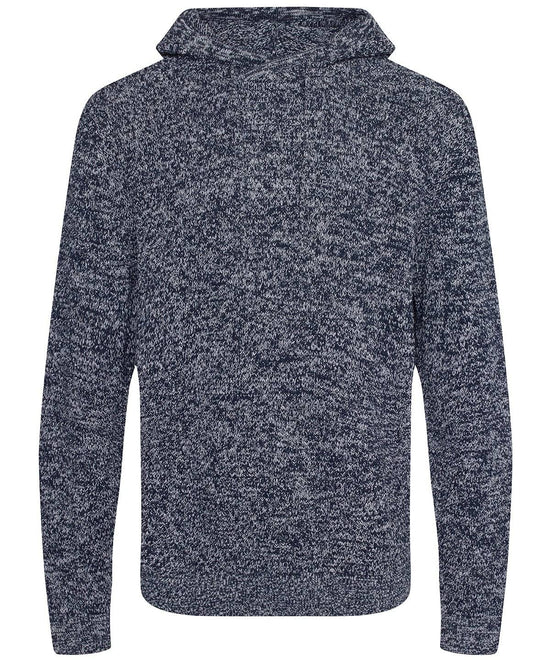 Navy/Heather Grey - Iguazu regen knitted hoodie