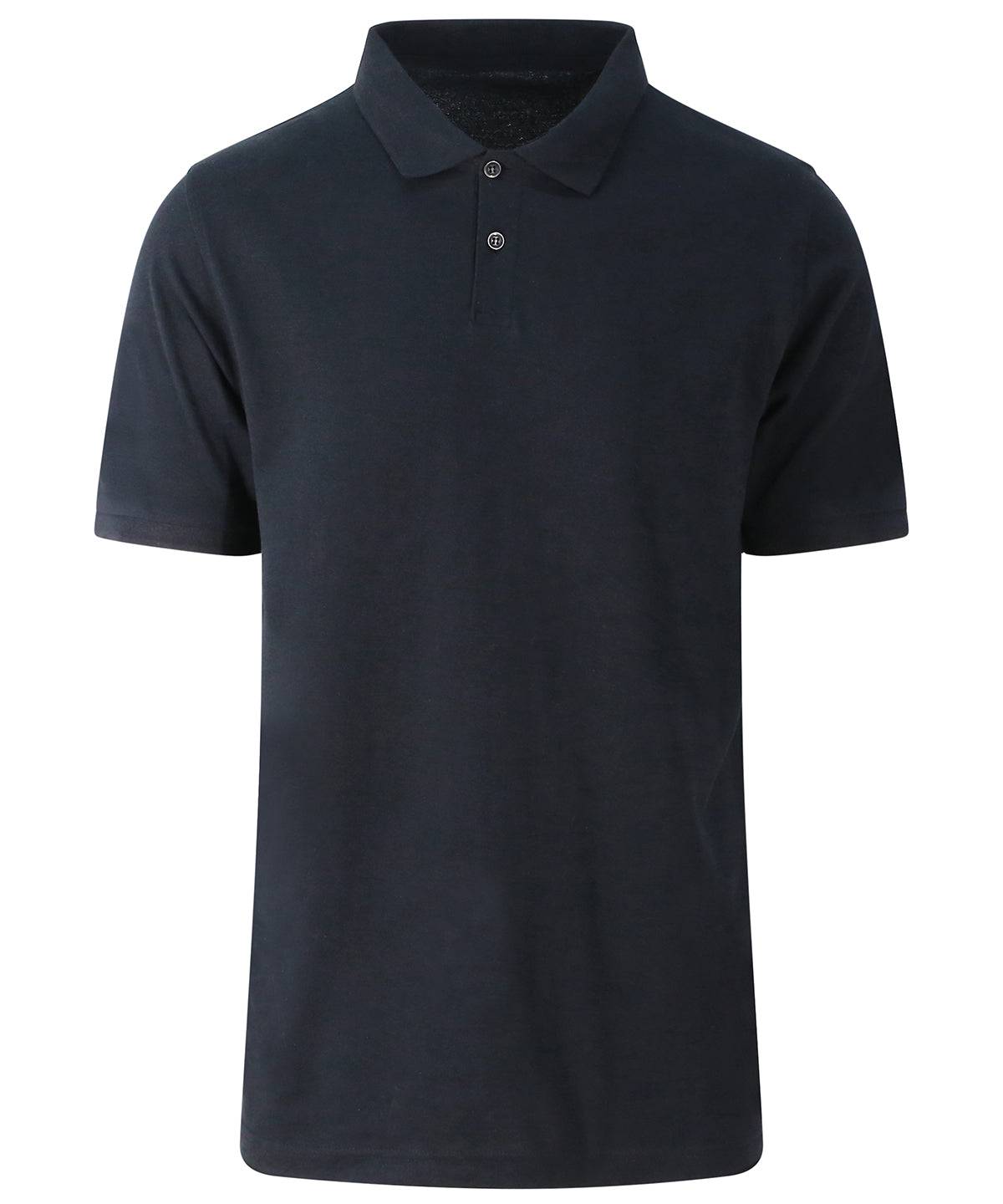 Jet Black - Etosha organic polo shirt