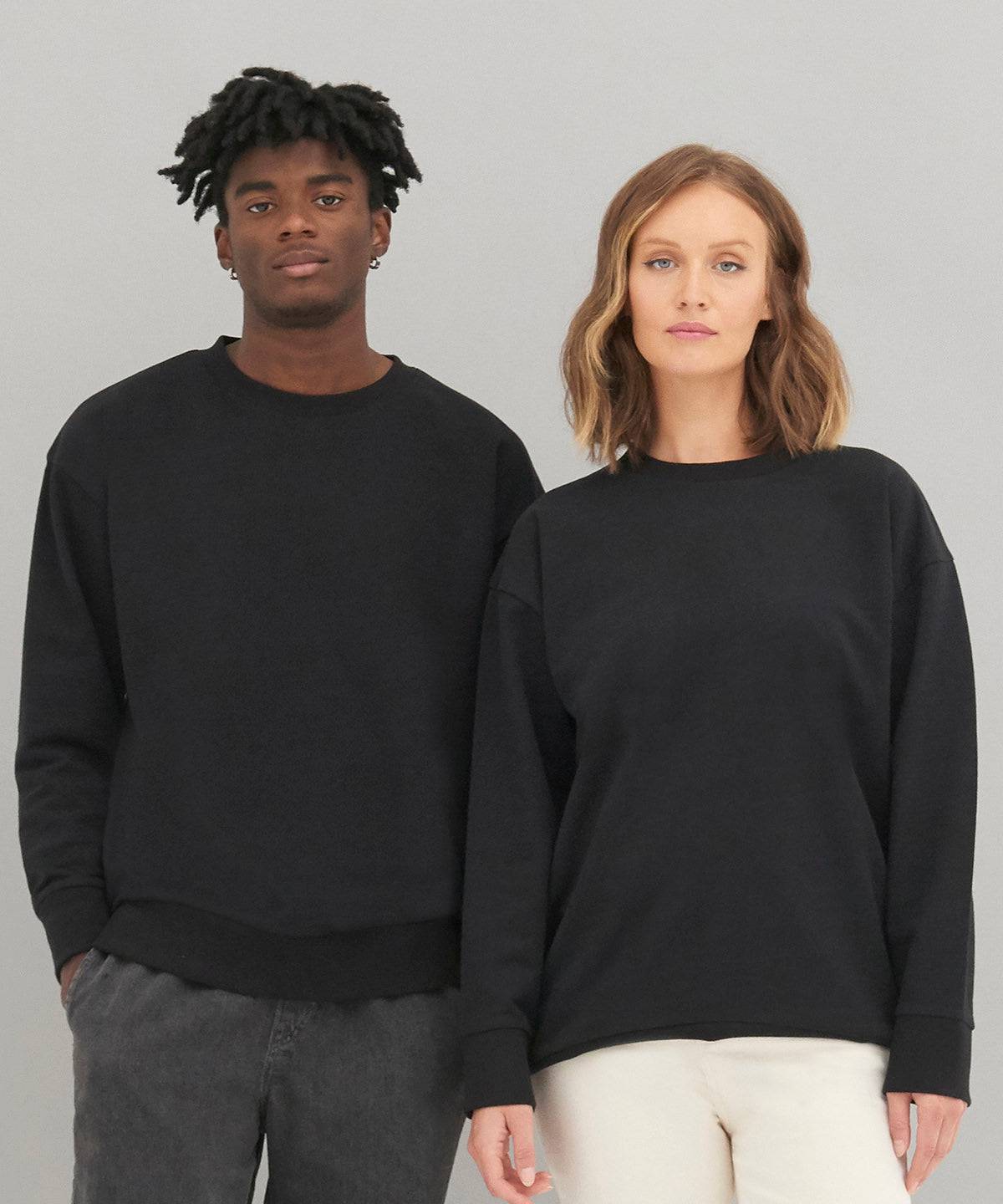 Noir - Sweat recyclé Crater