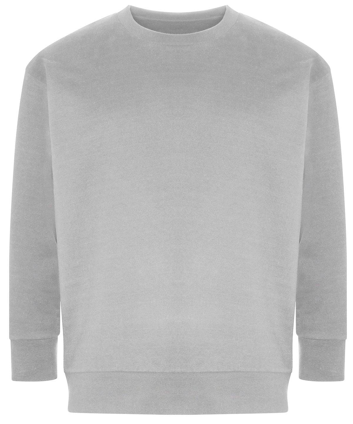 Heather Grey - Crater recycled sweatshirt