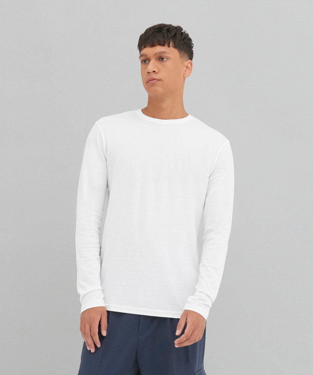 Arctic White - Erawan organic long-sleeve tee