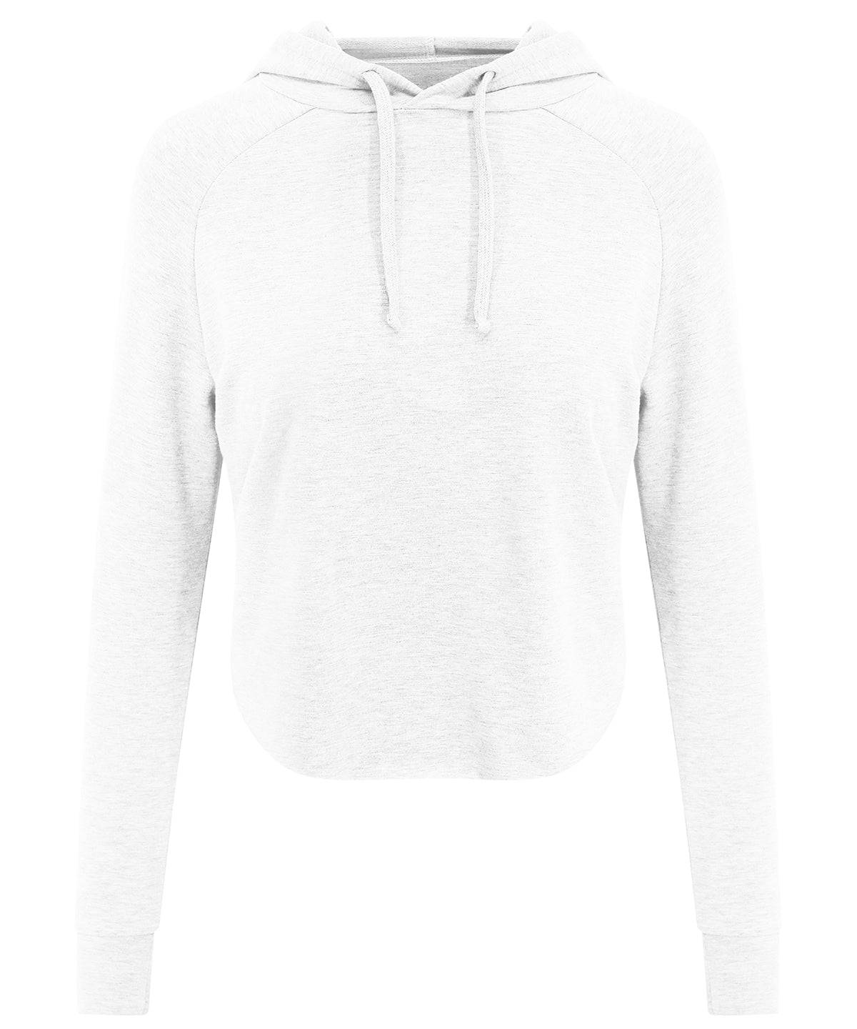 Arctic White - Women's cross back hoodie