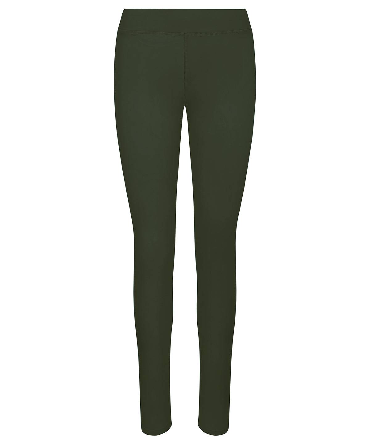 Combat Green - Women's cool workout leggings