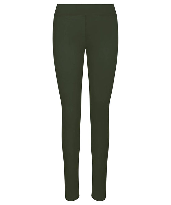 Combat Green - Women's cool workout leggings