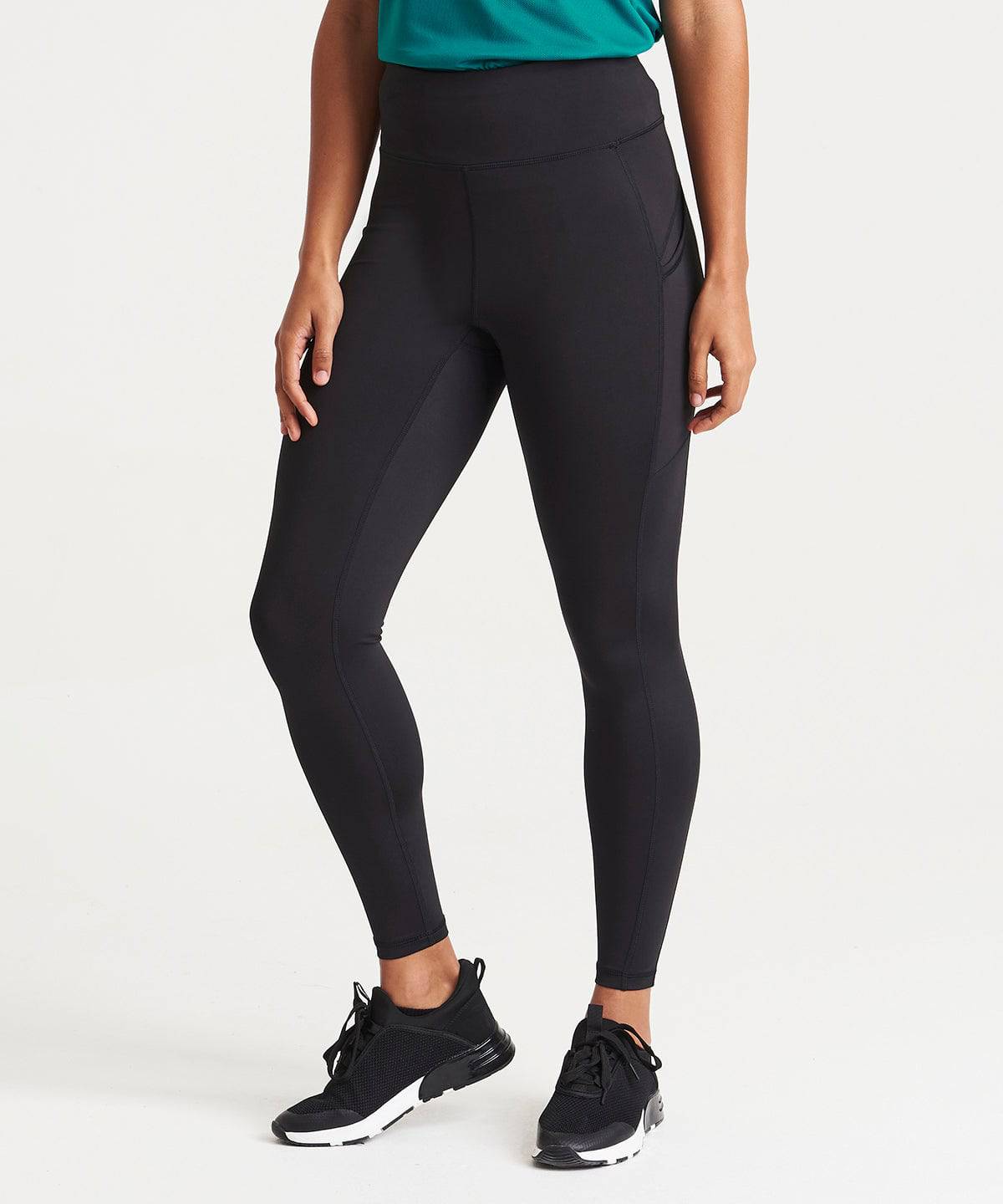 Jet Black* - Women’s recycled tech leggings