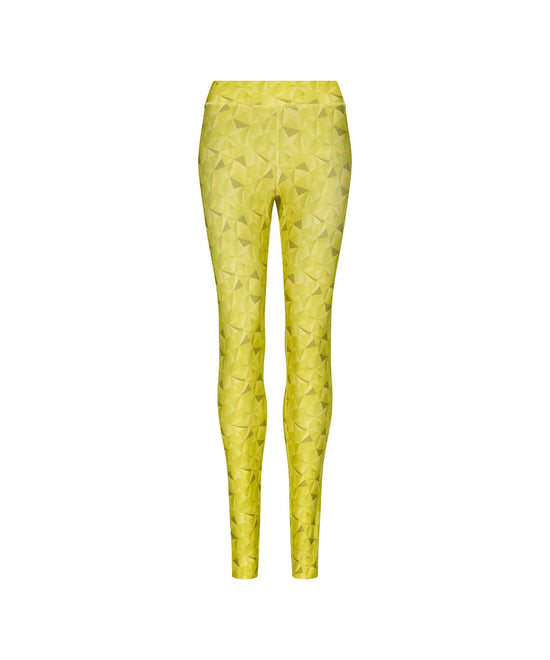 Kaleidoscope Lime - Women's cool printed legging