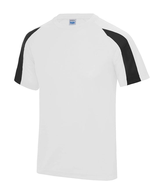 Arctic White/Jet Black - Kids contrast cool T